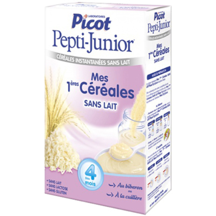 Photo de Pepti-junior mes 1ères céréales sans lait +4mois 300g Picot Pepti-junior mes 1ères céréales sans lait +4mois 300g Picot-148280