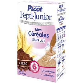 Pepti-junior mes céréales sans lait +6mois cacao 300g - 300.0 g - picot -148525