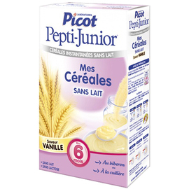 Pepti-junior mes céréales sans lait +6mois vanille +6mois 300g - 300.0 g - picot -148281
