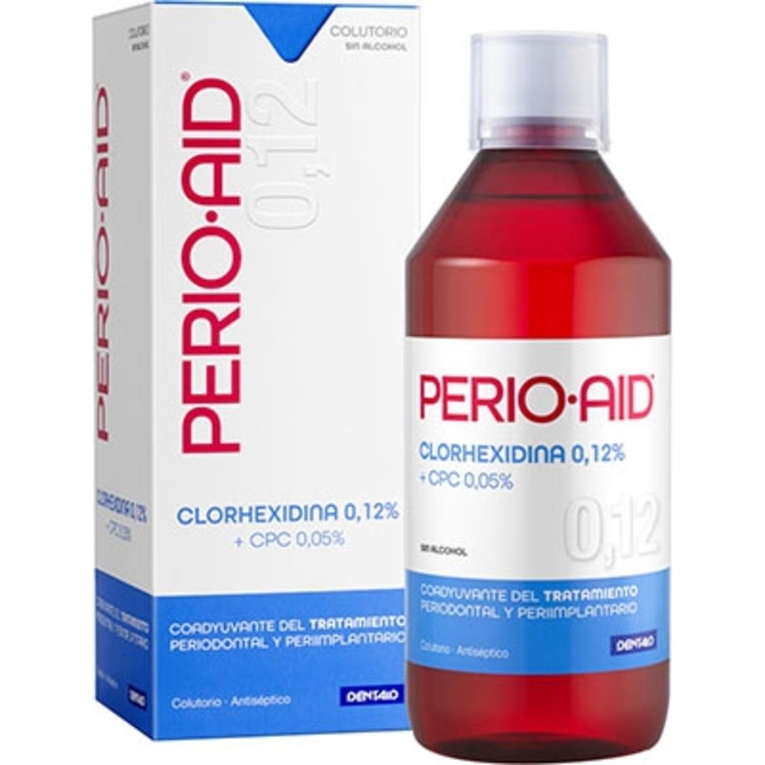 Photo de Perio aid intensive care 0,12% chlorhexidine 500ml Dentaid Perio aid intensive care 0,12% chlorhexidine 500ml Dentaid-213998