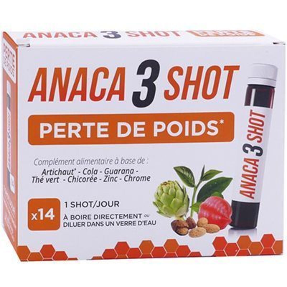 Perte de poids 14 shots  anaca 3  Achat au meilleur prix  Pharmacie