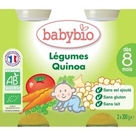 Petits pots Menu Légumes & Quinoa Bio - dès 8 mois- 2... - divers - Babybio -188775