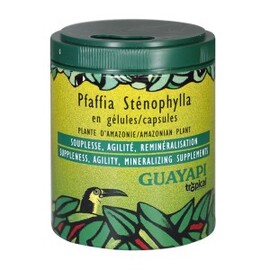 Pfaffia stenophylla - 50.0 unites - Compléments alimentaires en poudre et gélules - Guayapi Souplesse, agilité, reminéralisation-9290