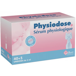 Physiodose sérum physiologique - 40x5ml - gilbert -220819
