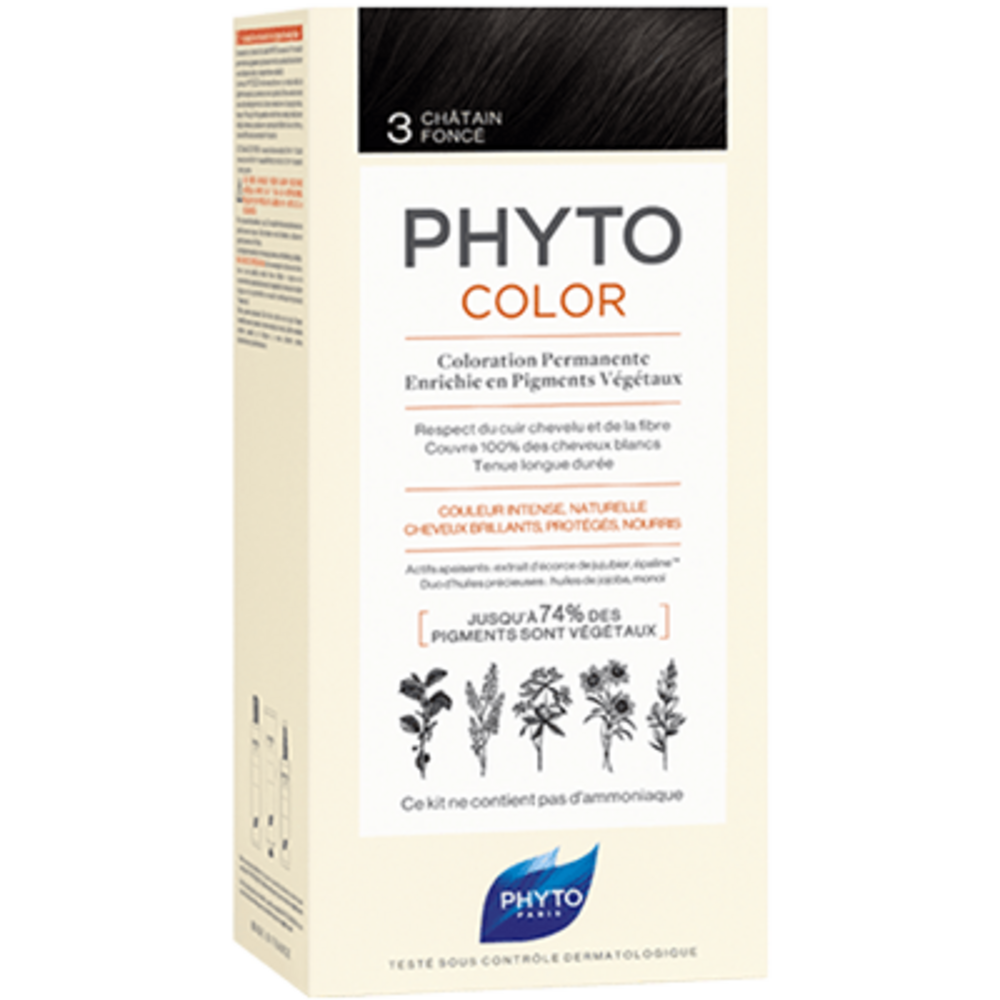 Photo de Phyto phytocolor 3 châtain foncé Phyto Phyto phytocolor 3 châtain foncé Phyto-223175