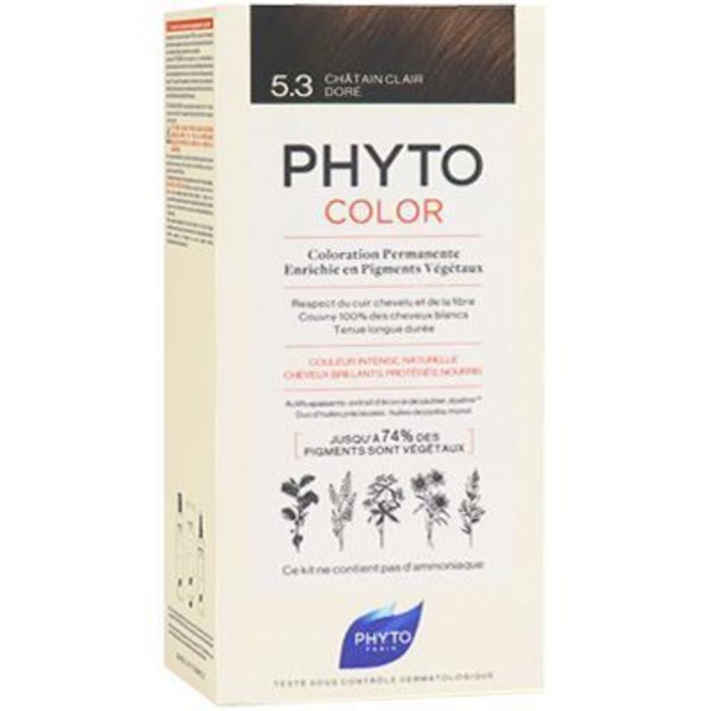 Photo de Phyto phytocolor 5.3 châtain clair doré Phyto Phyto phytocolor 5.3 châtain clair doré Phyto-223179