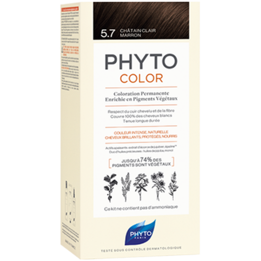 Photo de Phyto phytocolor 5.7 châtain clair marron Phyto Phyto phytocolor 5.7 châtain clair marron Phyto-223180