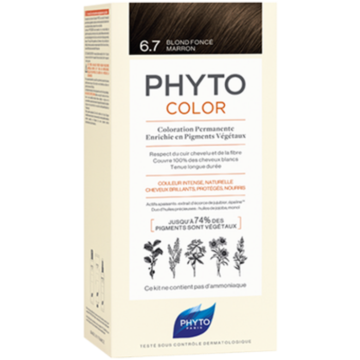 Photo de Phyto phytocolor 6.7 blond foncé marron Phyto Phyto phytocolor 6.7 blond foncé marron Phyto-223183