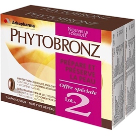 Phytobronz autobronzant - 2x30 gélules - arkopharma -213980