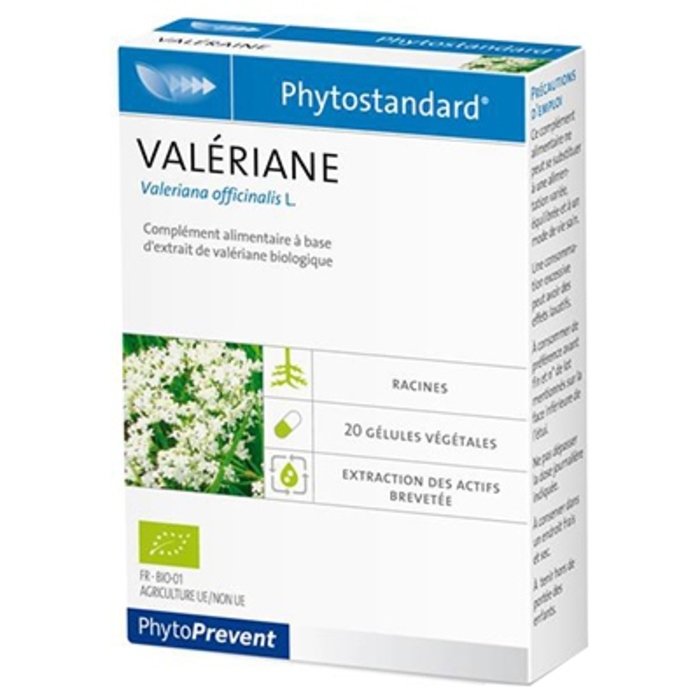Phytostandard® - valériane - 20 gélules Pileje-198895