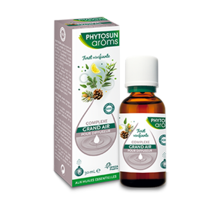 Photo de Phytosun aroms complexe grand air 30ml Phytosun arôms Phytosun aroms complexe grand air 30ml Phytosun arôms-211262
