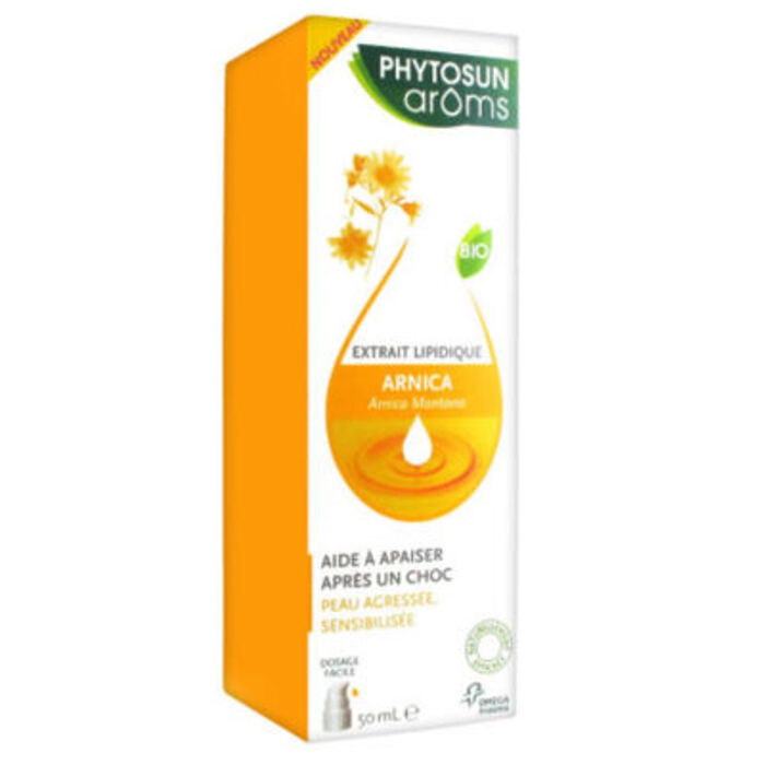 Photo de Phytosun aroms extrait lipidique arnica 50ml Phytosun arôms Phytosun aroms extrait lipidique arnica 50ml Phytosun arôms-216099