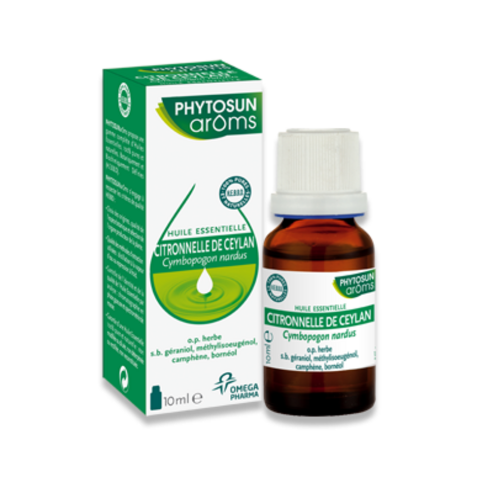 Photo de Phytosun aroms huile essentielle citronnelle de ceylan Phytosun arôms Phytosun aroms huile essentielle citronnelle de ceylan Phytosun arôms-11714