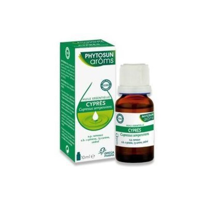 Photo de Phytosun aroms huile essentielle cyprès 10ml Phytosun arôms Phytosun aroms huile essentielle cyprès 10ml Phytosun arôms-223775