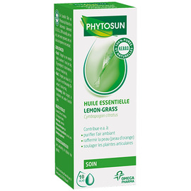 Phytosun aroms huile essentielle lemongrass - 10.0 ml - huiles essentielles hebbd - phytosun arôms -11712