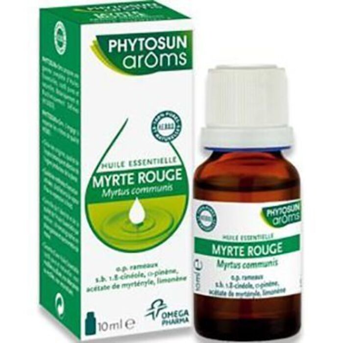 Photo de Phytosun-aroms huile essentielle myrte rouge bio 10ml Phytosun arôms Phytosun-aroms huile essentielle myrte rouge bio 10ml Phytosun arôms-225994