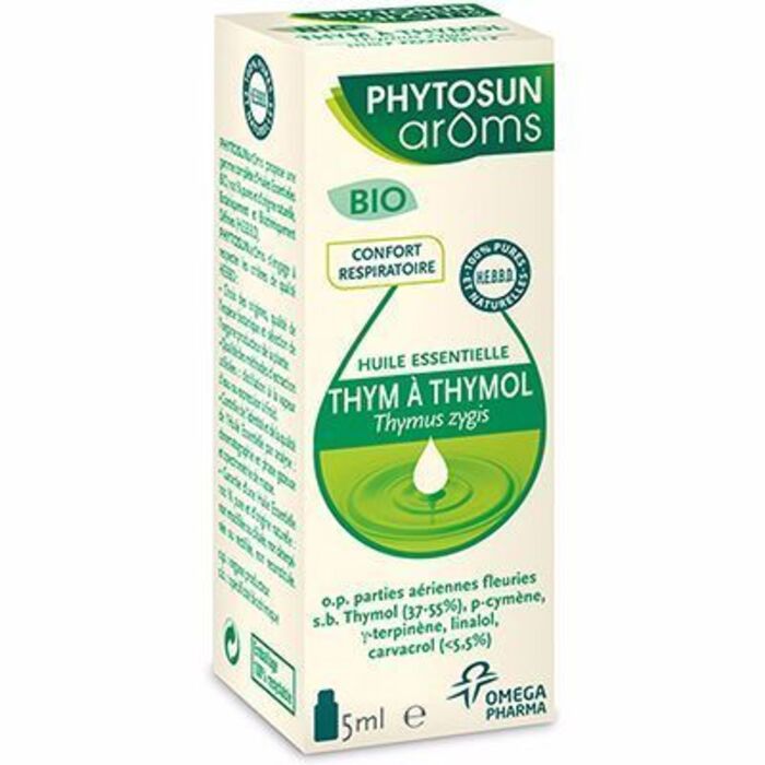 Photo de Phytosun aroms huile essentielle thym à thymol bio Phytosun arôms Phytosun aroms huile essentielle thym à thymol bio Phytosun arôms-11770