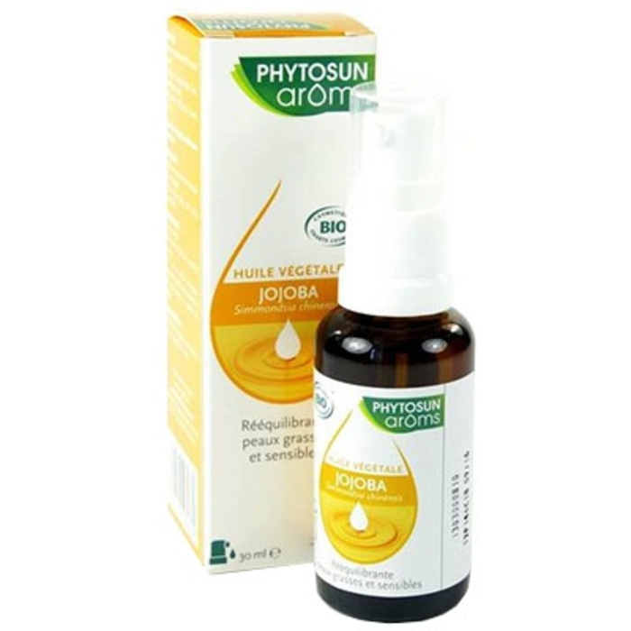 Photo de Phytosun aroms huile végétale jojoba - 50ml Phytosun arôms Phytosun aroms huile végétale jojoba - 50ml Phytosun arôms-204975