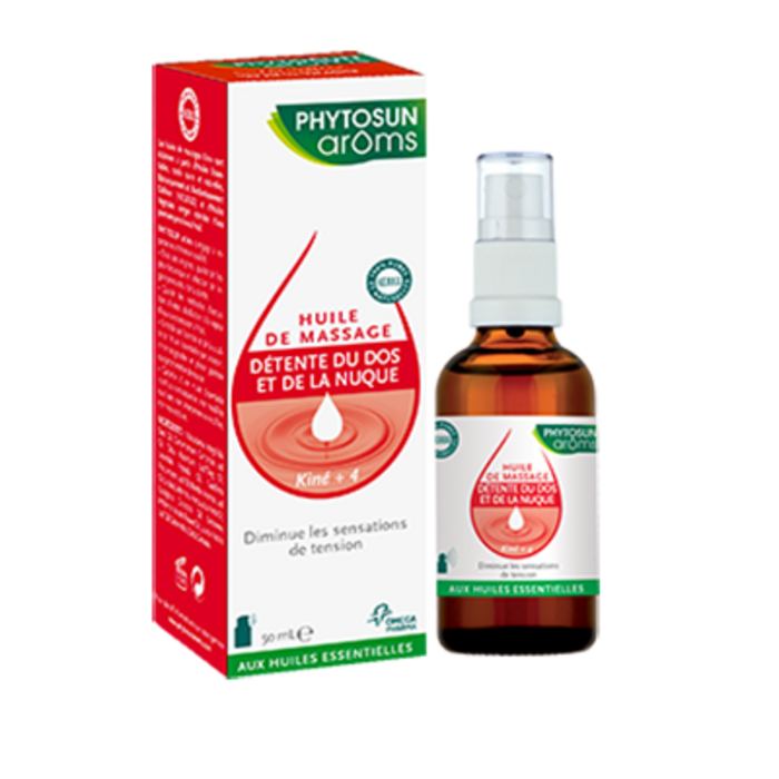 Photo de Phytosun aroms kiné+ 4 détente du dos et de la nuque Phytosun arôms Phytosun aroms kiné+ 4 détente du dos et de la nuque Phytosun arôms-5166