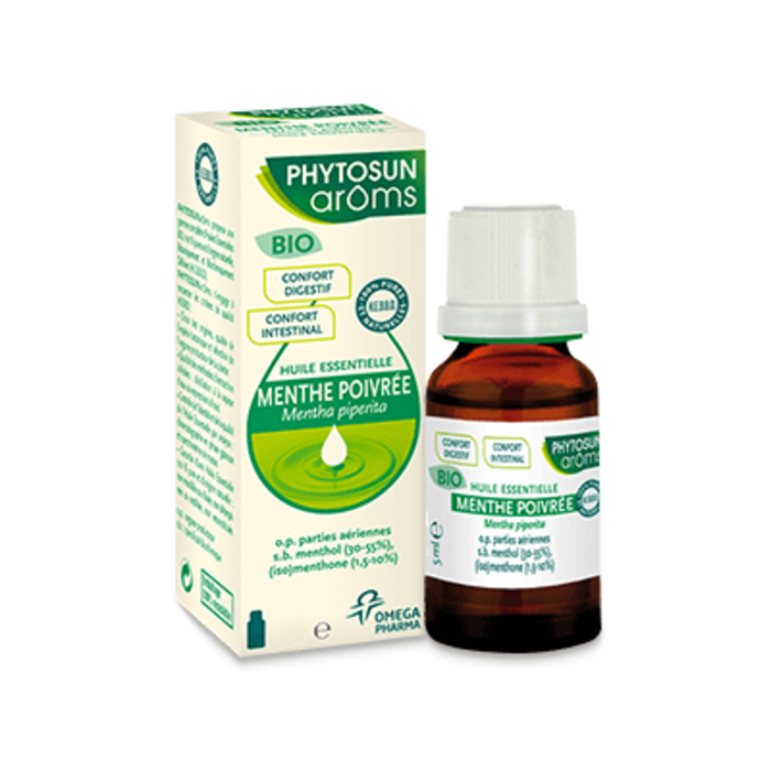 Photo de Phytosun aroms menthe poivrée bio 10ml Phytosun arôms Phytosun aroms menthe poivrée bio 10ml Phytosun arôms-221263