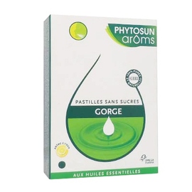 Phytosun aroms pastilles gorge - citron - 24.0 unites - gamme respiration - phytosun arôms -126706