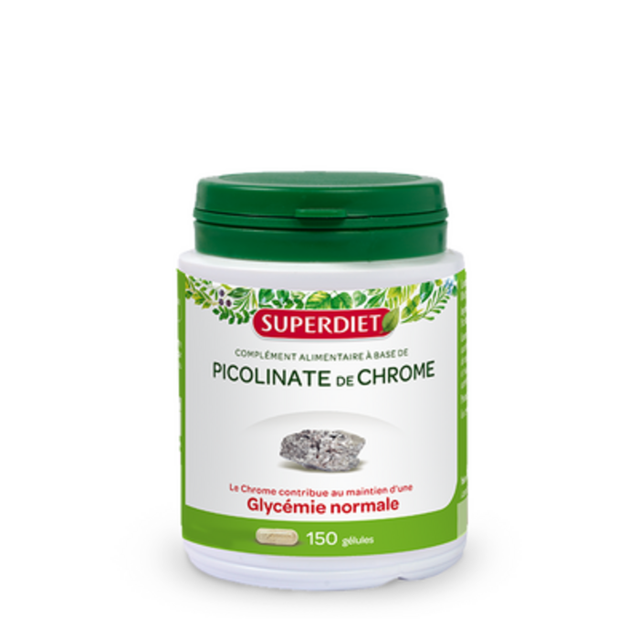Picolinate de chrome  - 150 gélules Super diet-125775