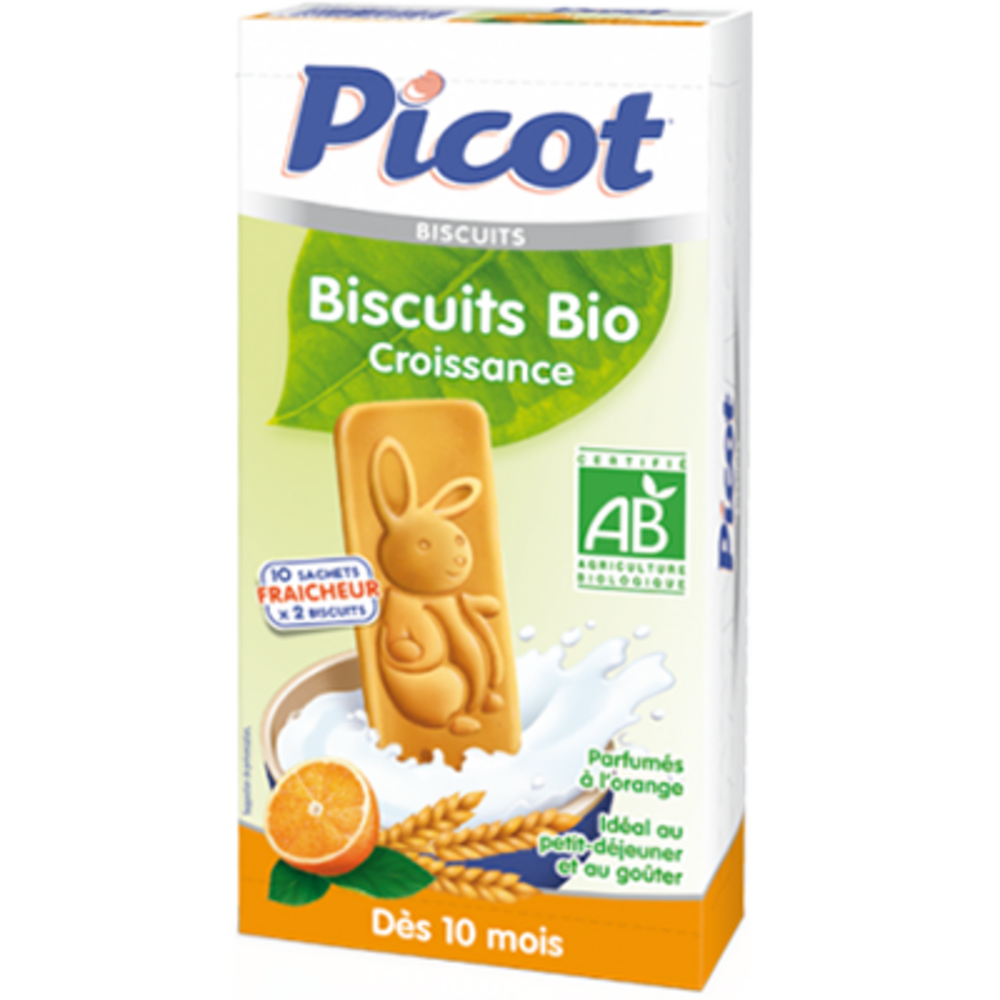 Photo de Picot mes 1ers biscuits orange bio - 20 biscuits Picot Picot mes 1ers biscuits orange bio - 20 biscuits Picot-190912