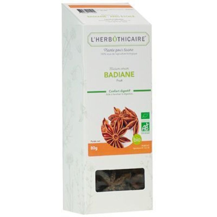 Photo de Plante pour tisane badiane bio 80g L'herbothicaire Plante pour tisane badiane bio 80g L'herbothicaire-220348