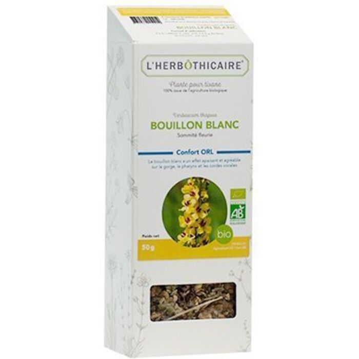 Photo de Plante pour tisane bouillon blanc bio 50g L'herbothicaire Plante pour tisane bouillon blanc bio 50g L'herbothicaire-220351