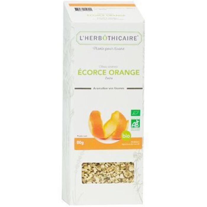 Photo de Plante pour tisane écorce d'orange bio 80g L'herbothicaire Plante pour tisane écorce d'orange bio 80g L'herbothicaire-220363