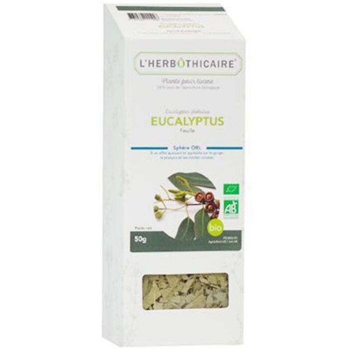 Photo de Plante pour tisane eucaluyptus bio 70g L'herbothicaire Plante pour tisane eucaluyptus bio 70g L'herbothicaire-220364