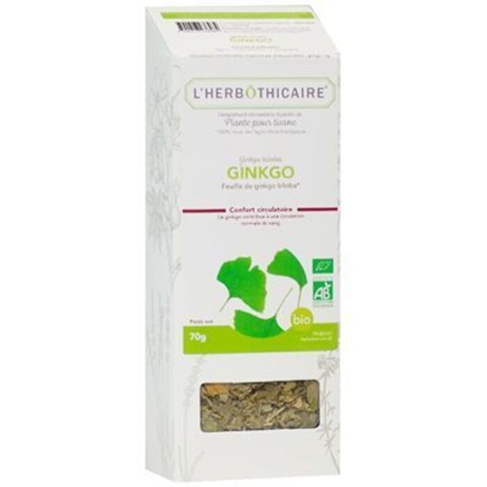 Photo de Plante pour tisane ginkgo biloba bio 70g L'herbothicaire Plante pour tisane ginkgo biloba bio 70g L'herbothicaire-220372