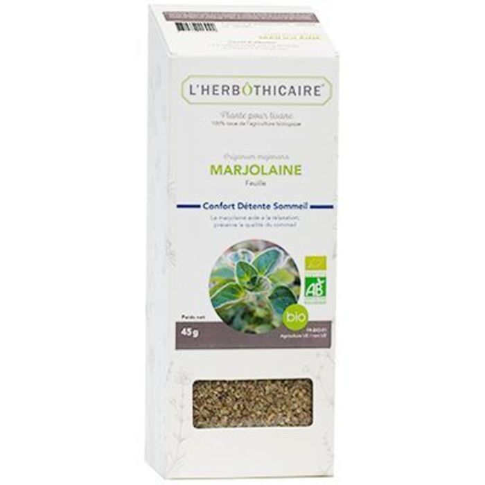 Photo de Plante pour tisane marjolaine bio 45g L'herbothicaire Plante pour tisane marjolaine bio 45g L'herbothicaire-220376