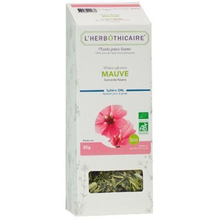 Photo de Plante pour tisane mauve bio 30g L'herbothicaire Plante pour tisane mauve bio 30g L'herbothicaire-220378