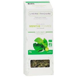 Plante pour Tisane Menthe Poivrée Bio 35g - L'HERBOTHICAIRE -220379