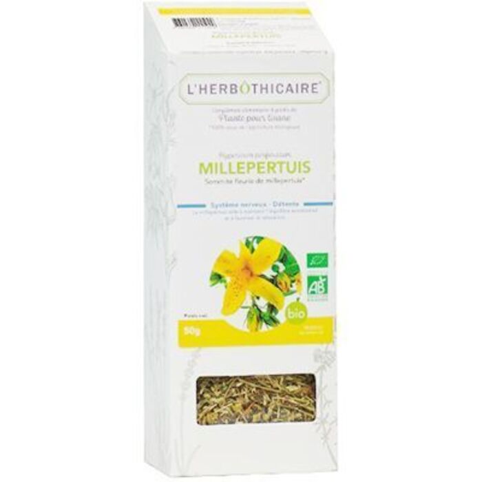 Photo de Plante pour tisane millepertuis bio 50g L'herbothicaire Plante pour tisane millepertuis bio 50g L'herbothicaire-220380