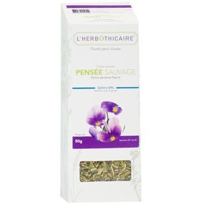 Photo de Plante pour tisane pensée sauvage 50g L'herbothicaire Plante pour tisane pensée sauvage 50g L'herbothicaire-220385