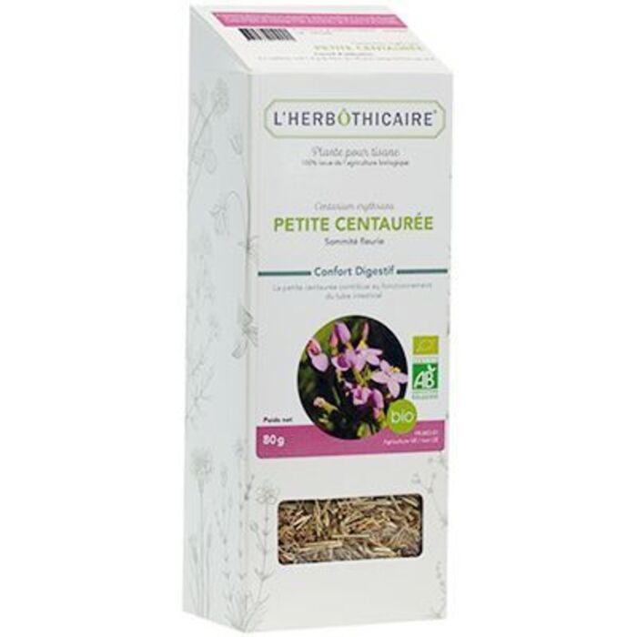 Photo de Plante pour tisane petite centaurée bio 80g L'herbothicaire Plante pour tisane petite centaurée bio 80g L'herbothicaire-220386