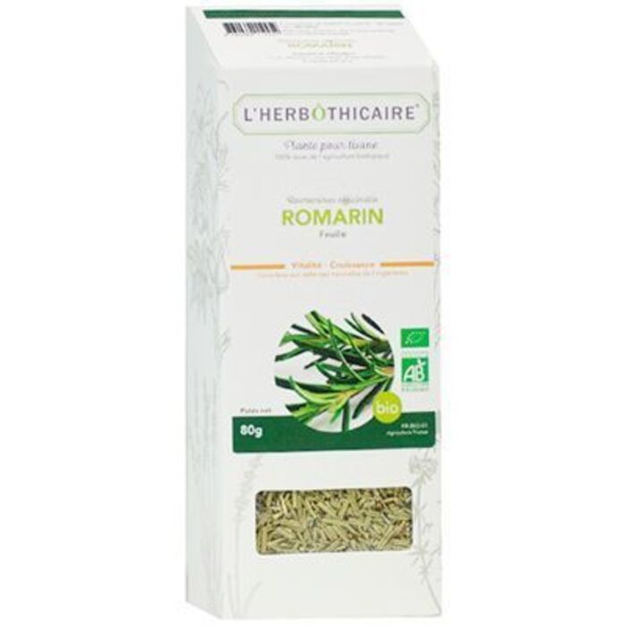 Photo de Plante pour tisane romarin bio 80g L'herbothicaire Plante pour tisane romarin bio 80g L'herbothicaire-220391