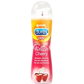 Play lubrifiant crazy cherry- gel à la cerise - lubrifiant 50 ml - durex -195426