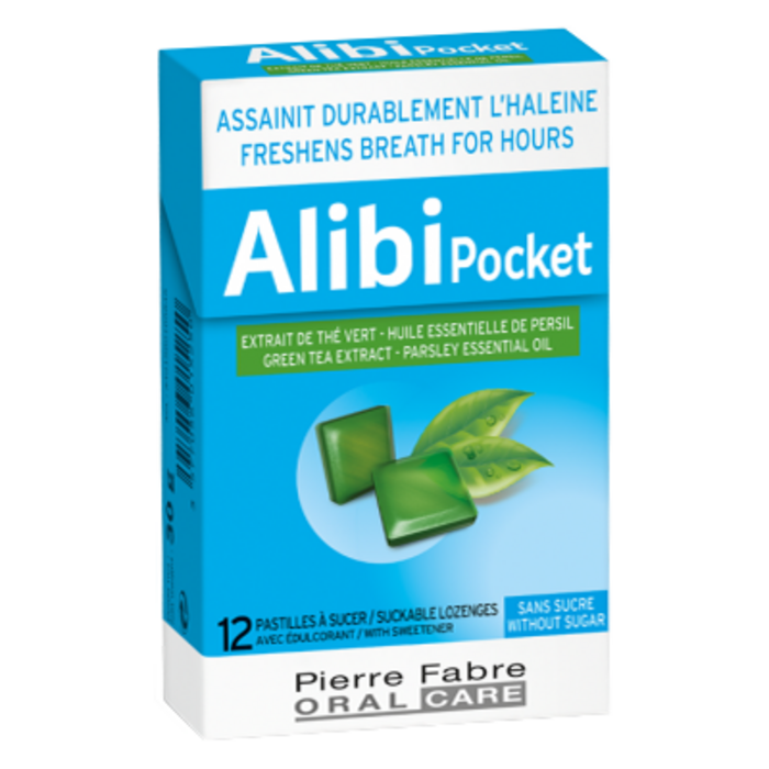 Photo de Pocket 12 pastilles sans sucre à sucer Alibi Pocket 12 pastilles sans sucre à sucer Alibi-214269