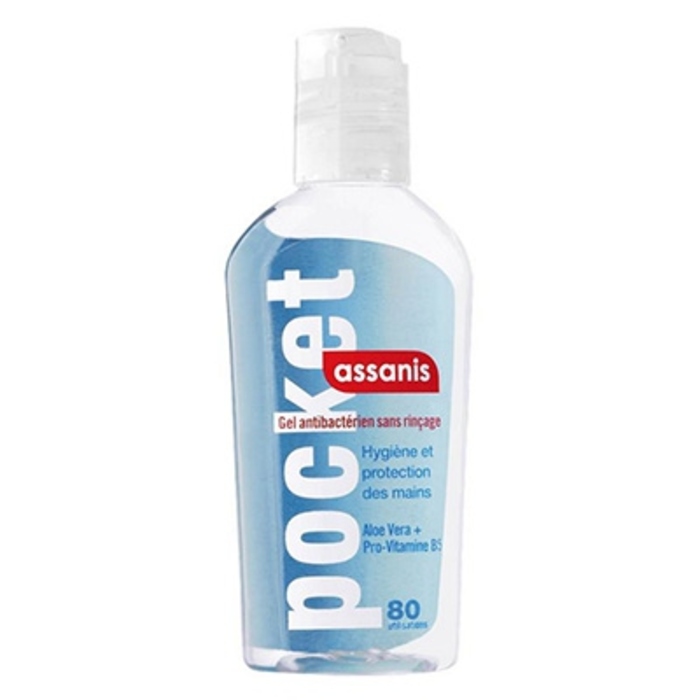 Photo de Pocket gel antibactérien 80ml Assanis Pocket gel antibactérien 80ml Assanis-190741