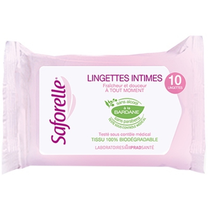 Pocket lingettes x10 Saforelle-13151