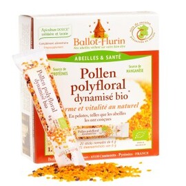 Pollen Polyfloral dynamisé BIO - boite de 21 sticks - divers - Ballot flurin -141724