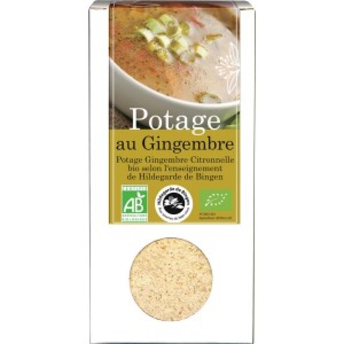 Photo de Potage gingembre citronnelle bio - boîte de 180 g Florisens Potage gingembre citronnelle bio - boîte de 180 g Florisens-135759
