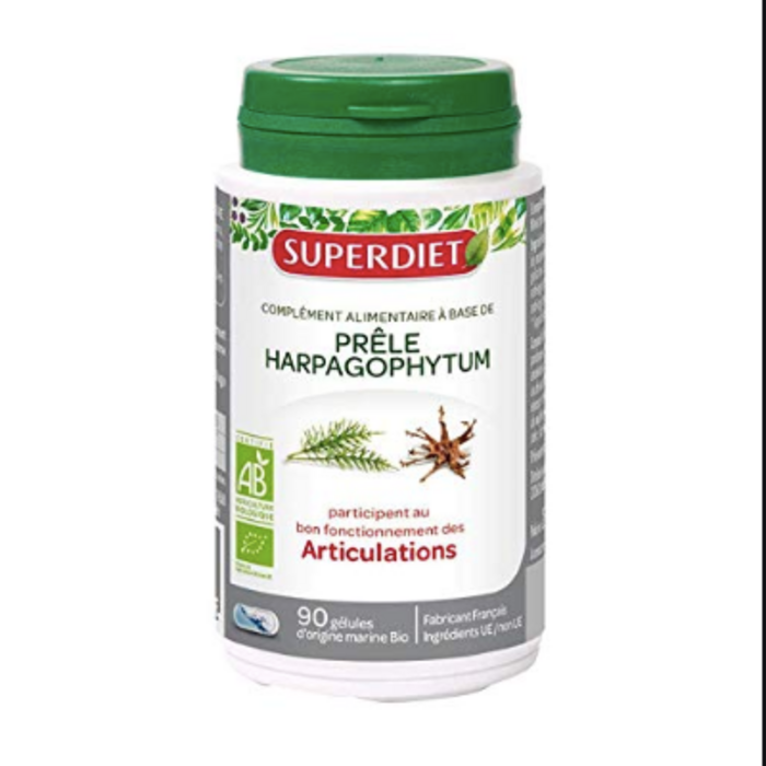 Photo de Prele harpagophytum bio - 90 gélules Super diet Prele harpagophytum bio - 90 gélules Super diet-11102