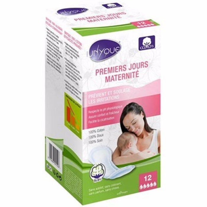 Photo de Premiers jours maternité 12 serviettes Unyque Premiers jours maternité 12 serviettes Unyque-214626