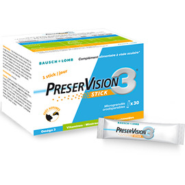 Preservision 3 stick  30 stick - produit de prescription - Bausch & Lomb -206314