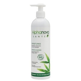Prévention vergetures lait de massage Bio - 400.0 ml - alphanova organic mum - Alphanova -188689