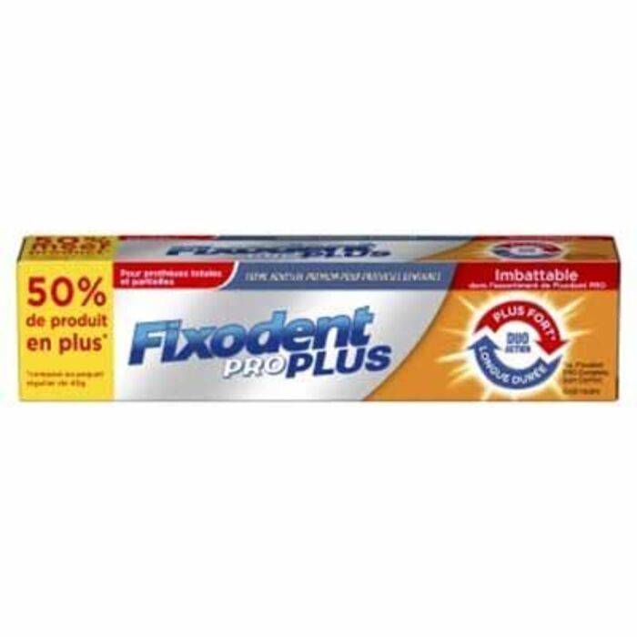 Photo de Pro plus crème adhésive premium 60g Fixodent Pro plus crème adhésive premium 60g Fixodent-216085